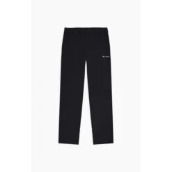 Champion Jogginghose Authentic Straight Hem Pants Aus Baumwolle Lang Schwarz Herren