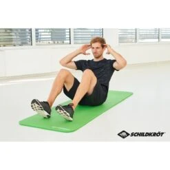 Schildkröt Fitnessmatte Rutschfest Grün (180x61x1,5cm) -Tnt Champion Geschaft 960051 Fitnessmatte 15mm Gruen Image 1 Male mit Logo 1200x1200 1