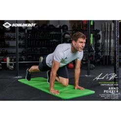 Schildkröt Fitnessmatte Rutschfest Grün (180x61x1,5cm) -Tnt Champion Geschaft 960051 Fitnessmatte 15mm Gruen Image 3 Arnd mit Logo 1200x1200 1