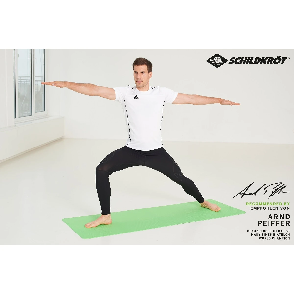 Schildkröt Yogamatte PVC Flecht-Optik (180x 61x 0,4cm) In Tragetasche Grün 5 Schildkröt Yogamatte PVC Flecht-Optik (180x 61x 0,4cm) In Tragetasche Grün – Bild 3