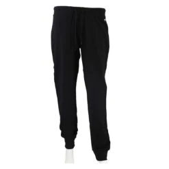 Champion Freizeithose Rib Cuff Small Print Schwarz Damen