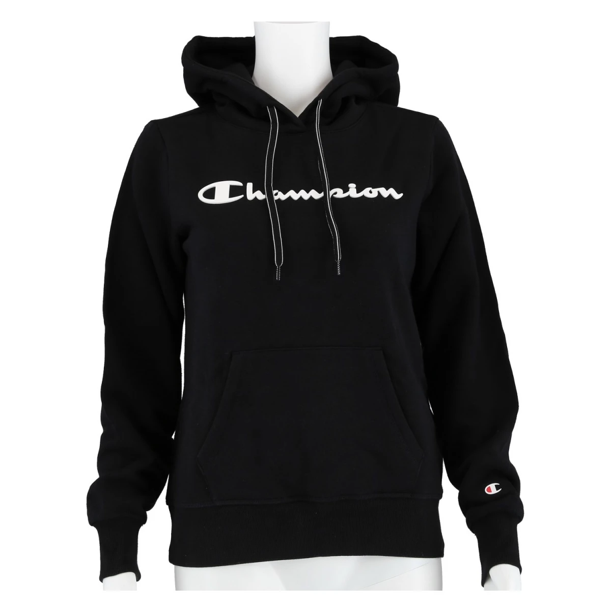Champion Kapuzenpullover (Hoodie Gefüttert) American Classic Logo Schriftzug Schwarz/weiss Damen 3 Champion Kapuzenpullover (Hoodie Gefüttert) American Classic Logo Schriftzug Schwarz/weiss Damen