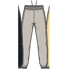 Champion Freizeit-Jogginghose Aus Stretch-Baumwolle Mit C-Logo Lang 2022 Beige Damen