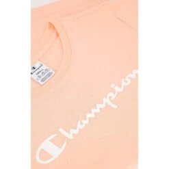 Champion Shirt (Baumwolle) Big Logo-Print Rosa Damen -Tnt Champion Geschaft CHAMPION 114911 PS012 S22 SHIRT 5 1200x1200 1