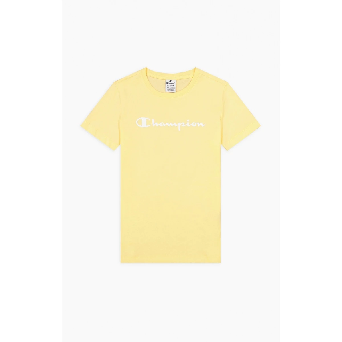 Champion Shirt (Baumwolle) Big Logo-Print Gelb Damen 6 Champion Shirt (Baumwolle) Big Logo-Print Gelb Damen – Bild 4