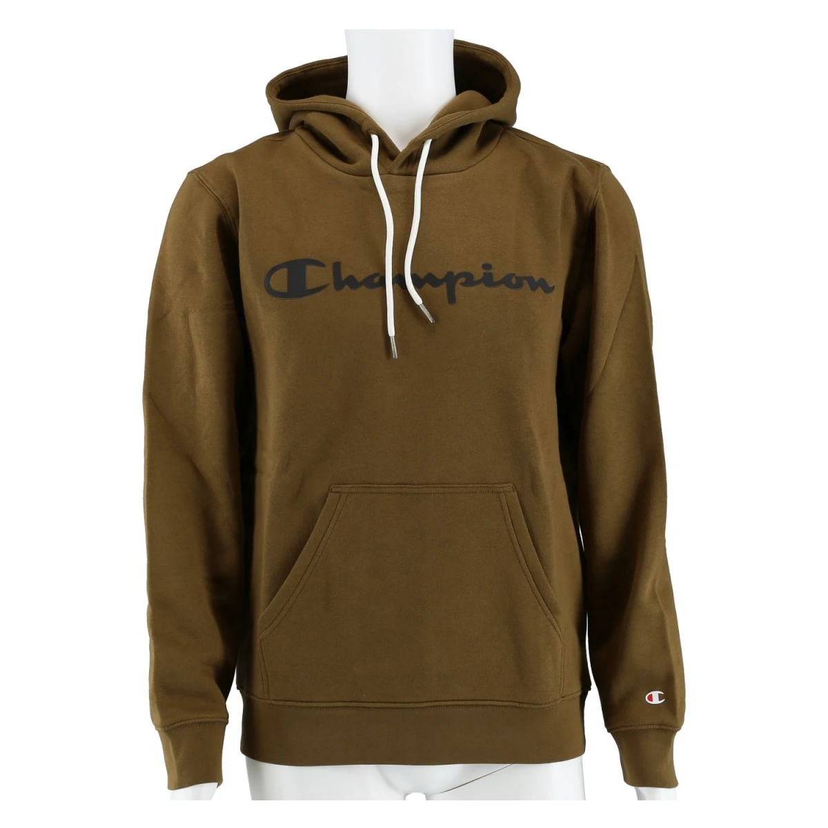 Champion Kapuzenpullover Hoodie Logo Print (gefüttert) Forestgrün Herren 3 Champion Kapuzenpullover Hoodie Logo Print (gefüttert) Forestgrün Herren