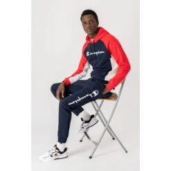Champion Kapuzenpullover (Hoodie) American Classics Navyblau/rot Herren 8 Champion Kapuzenpullover (Hoodie) American Classics Navyblau/rot Herren -Tnt Champion Geschaft CHAMPION 217150 BS501 HOODIE 1 1200x1200 1