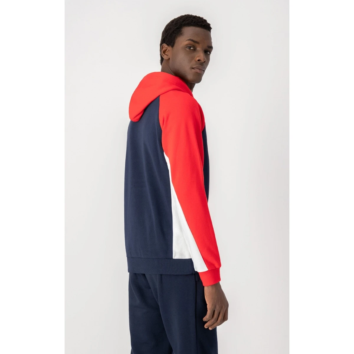 Champion Kapuzenpullover (Hoodie) American Classics Navyblau/rot Herren 5 Champion Kapuzenpullover (Hoodie) American Classics Navyblau/rot Herren – Bild 4