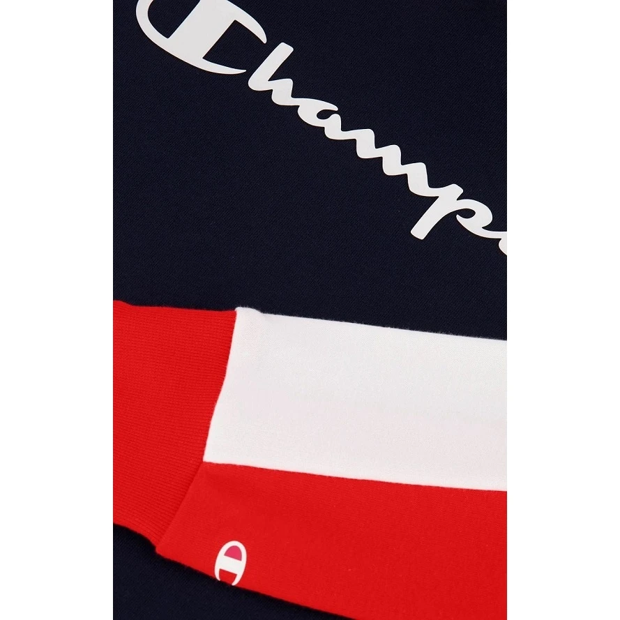 Champion Kapuzenpullover (Hoodie) American Classics Navyblau/rot Herren 6 Champion Kapuzenpullover (Hoodie) American Classics Navyblau/rot Herren – Bild 5