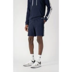 Champion Freizeithose Bermuda (Baumwolle) Kurz Jacquardpaspel Navyblau Herren
