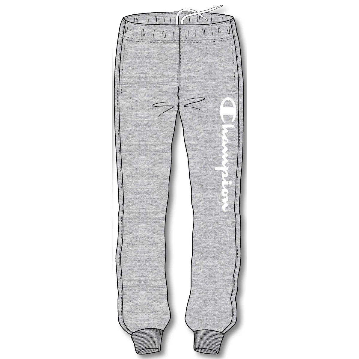 Champion Jogginghose Authentic Rib Cuff Pants Aus Baumwolle Lang Hellgrau Herren 3 Champion Jogginghose Authentic Rib Cuff Pants Aus Baumwolle Lang Hellgrau Herren
