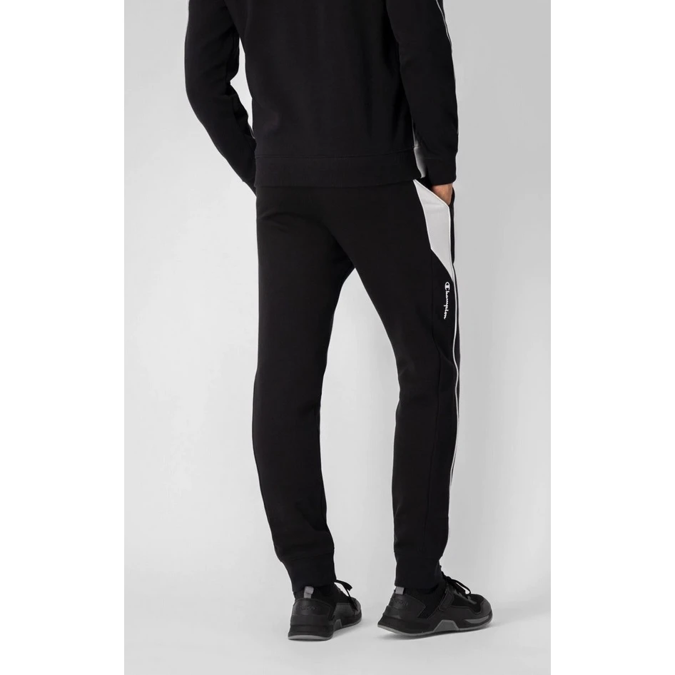 Champion Jogginghose Aus Baumwollfleece Mit Seitlichen Details Schwarz Herren 4 Champion Jogginghose Aus Baumwollfleece Mit Seitlichen Details Schwarz Herren – Bild 2