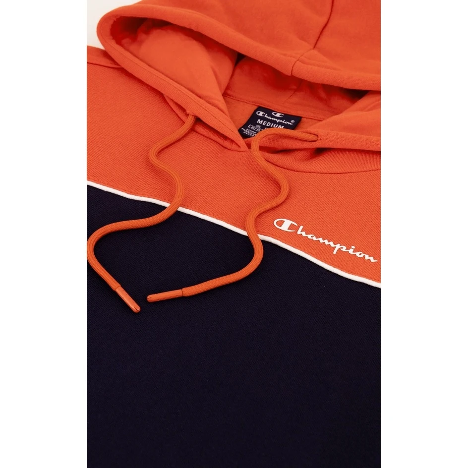 Champion Kapuzenpullover (Hoodie) Aus Baumwollfleece In Farbblockoptik Rot/dunkelblau Herren 5 Champion Kapuzenpullover (Hoodie) Aus Baumwollfleece In Farbblockoptik Rot/dunkelblau Herren – Bild 3