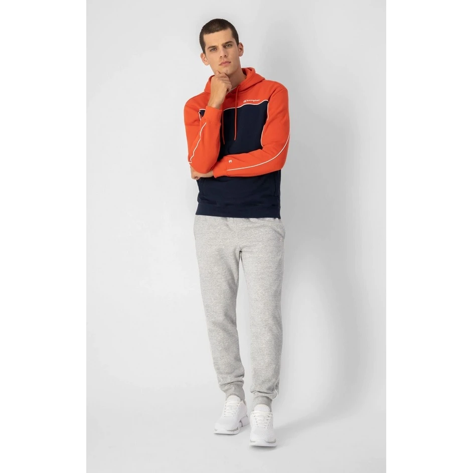 Champion Kapuzenpullover (Hoodie) Aus Baumwollfleece In Farbblockoptik Rot/dunkelblau Herren 6 Champion Kapuzenpullover (Hoodie) Aus Baumwollfleece In Farbblockoptik Rot/dunkelblau Herren – Bild 4