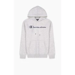 Champion Kapuzenpullover (Hoodie) Aus Baumwollfleece Big Logo Print Hellgrau Herren -Tnt Champion Geschaft Champion Kapuzenpullover Herren 218282 EM021 5 944x944 1