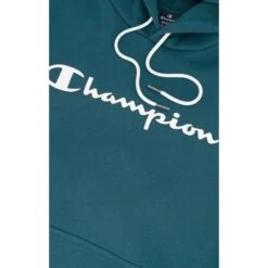 Champion Kapuzenpullover (Hoodie) Aus Baumwollfleece Big Logo Print Petrol/weiss Herren -Tnt Champion Geschaft Champion Kapuzenpullover Herren 218282 GS549 3 944x944 1