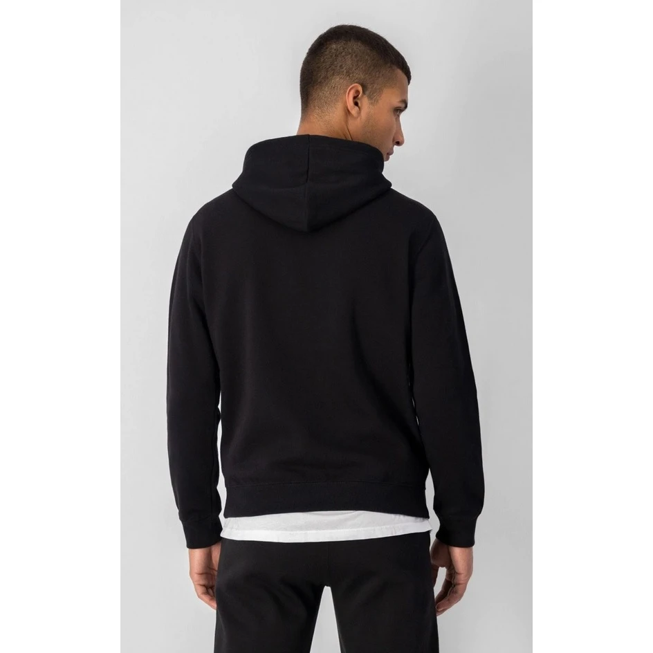 Champion Kapuzenpullover (Hoodie) Aus Baumwollfleece Big Logo Print Schwarz/weiss Herren 4 Champion Kapuzenpullover (Hoodie) Aus Baumwollfleece Big Logo Print Schwarz/weiss Herren – Bild 2