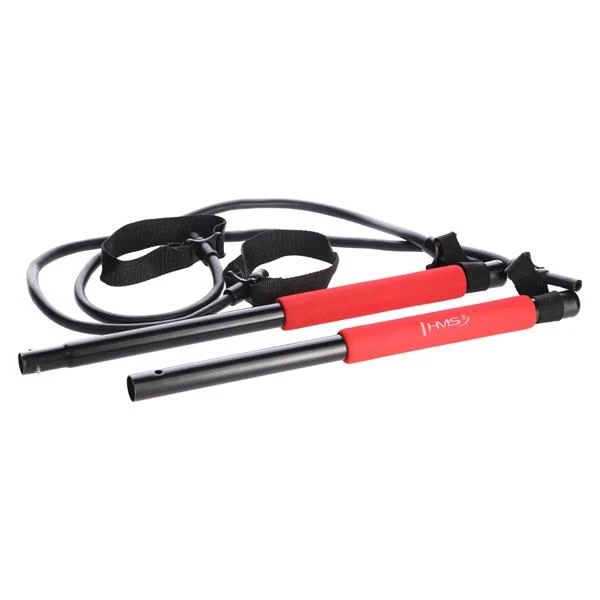 HMS Fitness Pilates Stange DC30 92cm, Bis 13kg Schwarz/rot 12 HMS Fitness Pilates Stange DC30 92cm, Bis 13kg Schwarz/rot – Bild 10