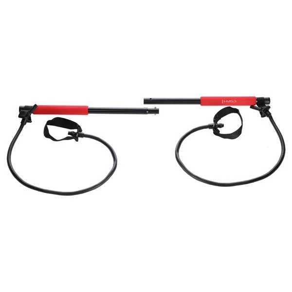 HMS Fitness Pilates Stange DC30 92cm, Bis 13kg Schwarz/rot 5 HMS Fitness Pilates Stange DC30 92cm, Bis 13kg Schwarz/rot – Bild 3