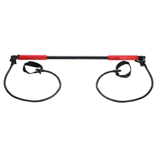 HMS Fitness Pilates Stange DC30 92cm, Bis 13kg Schwarz/rot 6 HMS Fitness Pilates Stange DC30 92cm, Bis 13kg Schwarz/rot – Bild 4