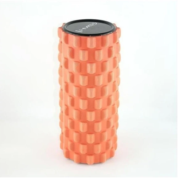 HMS Fitness Massagerolle FS107 (EVA-Schaum, Für Ganzkörpertraining, Massage-Noppen) Orange - 1 Stück 4 HMS Fitness Massagerolle FS107 (EVA-Schaum, Für Ganzkörpertraining, Massage-Noppen) Orange - 1 Stück – Bild 2