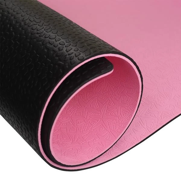 HMS Fitness YM06 Fitness-/Yogamatte Premium Schwarz/pink 180x60x0,8cm 5 HMS Fitness YM06 Fitness-/Yogamatte Premium Schwarz/pink 180x60x0,8cm – Bild 3