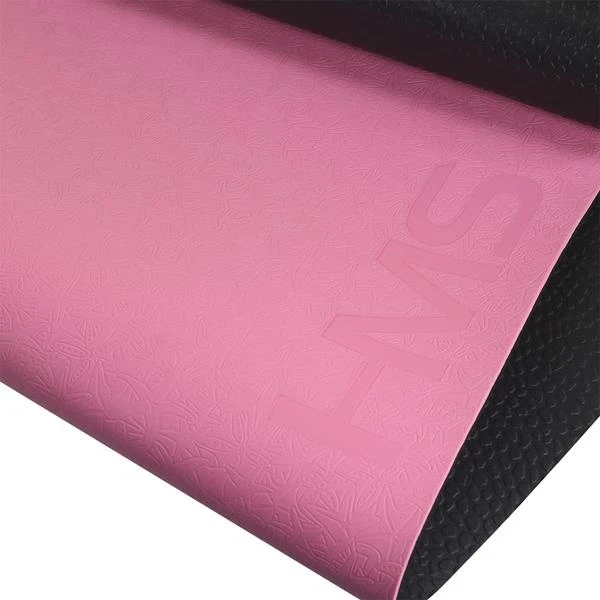 HMS Fitness YM06 Fitness-/Yogamatte Premium Schwarz/pink 180x60x0,8cm 4 HMS Fitness YM06 Fitness-/Yogamatte Premium Schwarz/pink 180x60x0,8cm – Bild 2
