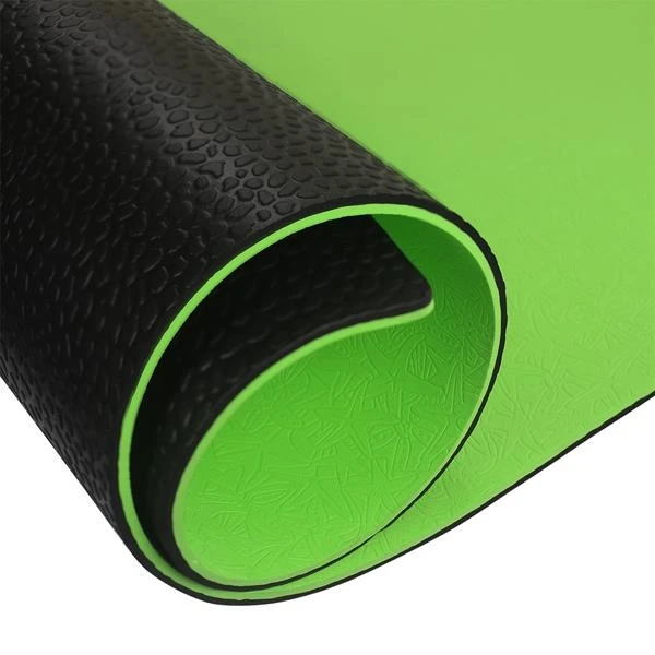 HMS Fitness YM06 Fitness-/Yogamatte Premium Grün/schwarz 180x60x0,8cm 5 HMS Fitness YM06 Fitness-/Yogamatte Premium Grün/schwarz 180x60x0,8cm – Bild 3