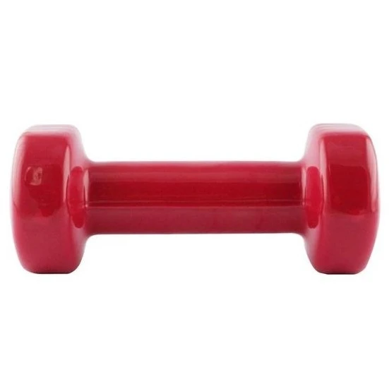 HMS Fitness 17023 Kurzhantel Aus Gusseisen Mit Vinylbeschichtung 2kg Rot- 1 Stück 5 HMS Fitness 17023 Kurzhantel Aus Gusseisen Mit Vinylbeschichtung 2kg Rot- 1 Stück – Bild 3