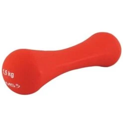 HMS Fitness 17025 Kurzhantel Aus Gusseisen Mit Neoprenbeschichtung 1,5kg Orange - 1 Stück