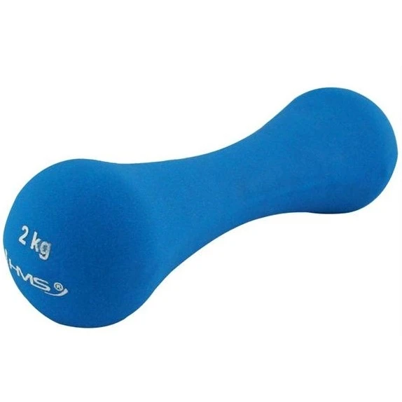 HMS Fitness 17025 Kurzhantel Aus Gusseisen Mit Neoprenbeschichtung 2kg Blau - 1 Stück 3 HMS Fitness 17025 Kurzhantel Aus Gusseisen Mit Neoprenbeschichtung 2kg Blau - 1 Stück