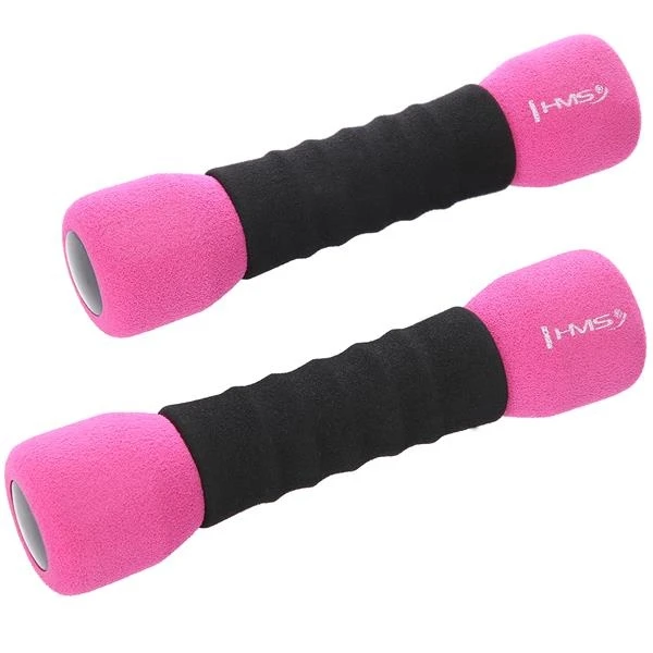 HMS Fitness CM06 Weiche Kurzhanteln (2x1kg) Schwarz/pink 3 HMS Fitness CM06 Weiche Kurzhanteln (2x1kg) Schwarz/pink