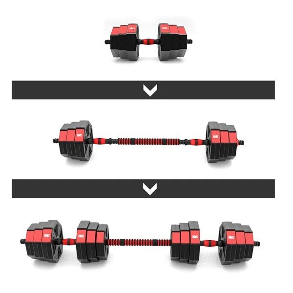 HMS Fitness SGC20 Kurzhantel-Langhantelset 20kg 10 HMS Fitness SGC20 Kurzhantel-Langhantelset 20kg – Bild 8