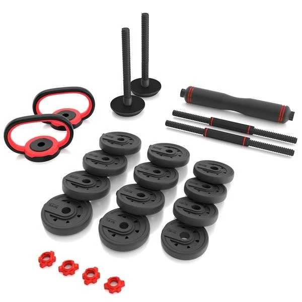 HMS Fitness SGX120 (2 Teile) Pro Set 6-in-1 Set Mit Gewichten 20kg 6 HMS Fitness SGX120 (2 Teile) Pro Set 6-in-1 Set Mit Gewichten 20kg – Bild 4