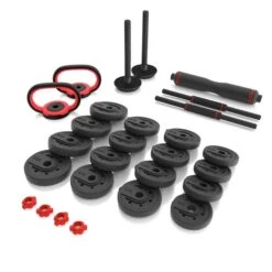 HMS Fitness SGX130 (2 Teile) Pro Set 6-in-1 Set Mit Gewichten 30kg -Tnt Champion Geschaft HMS 17 57 061 Set hantel 3 600x600 1