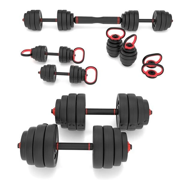 HMS Fitness SGX140 (3 Teile) Pro Set 6-in-1 Set Mit Gewichten 40kg 3 HMS Fitness SGX140 (3 Teile) Pro Set 6-in-1 Set Mit Gewichten 40kg
