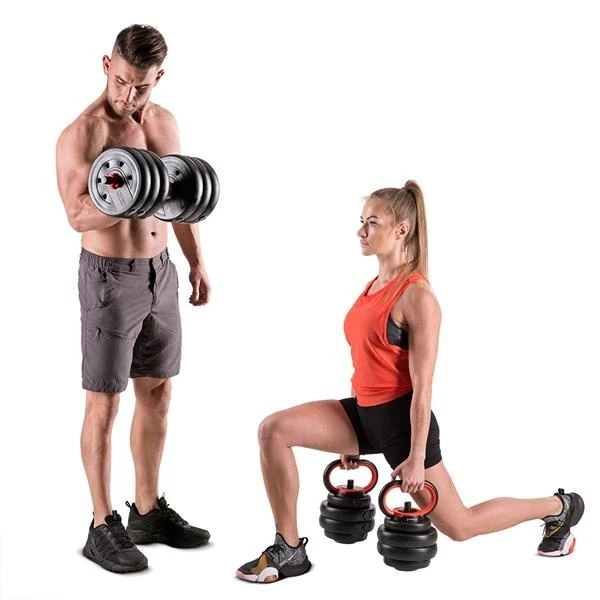 HMS Fitness SGX140 (3 Teile) Pro Set 6-in-1 Set Mit Gewichten 40kg 6 HMS Fitness SGX140 (3 Teile) Pro Set 6-in-1 Set Mit Gewichten 40kg – Bild 4