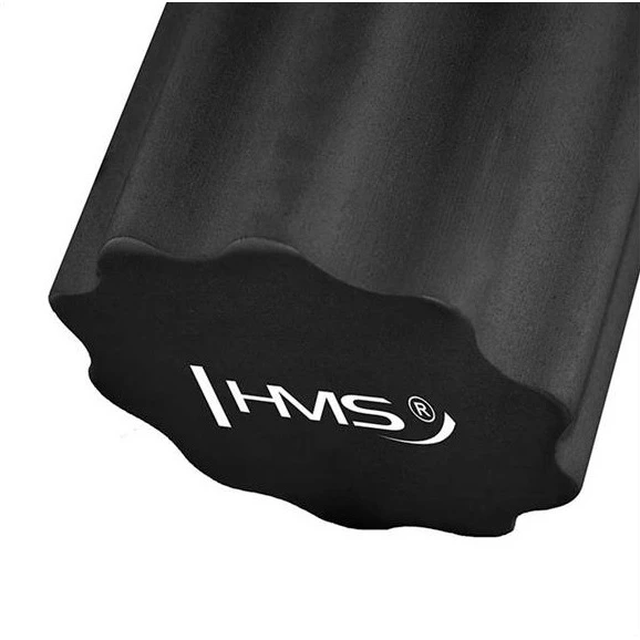 HMS Fitness Massagerolle FS201 45cm (EVA, Für Ganzkörpertraining) Schwarz - 1 Stück 5 HMS Fitness Massagerolle FS201 45cm (EVA, Für Ganzkörpertraining) Schwarz - 1 Stück – Bild 3