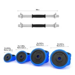 HMS Fitness SGG30 Bar Kurzhantel Mit Gummibedeckung Im Koffer 30kg 21 HMS Fitness SGG30 Bar Kurzhantel Mit Gummibedeckung Im Koffer 30kg -Tnt Champion Geschaft HMS Fitness SGG30 Bar 17 59 130 7 600x600 1