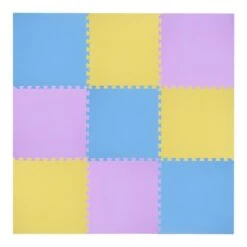 HMS Unterlegmatte MP10 (Puzzlematte 9 Elemente) - Gelb/blau/violett - 1 Stück -Tnt Champion Geschaft HMS Unterlegmatte MP10 17 63 081 3 600x600 1