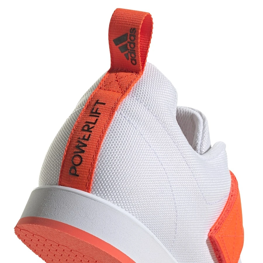 ADIDAS PERFORMANCE Adidas Fitnessschuhe Powerlift 4 (Gewichtheberschuh) Weiss/orange Herren 8 ADIDAS PERFORMANCE Adidas Fitnessschuhe Powerlift 4 (Gewichtheberschuh) Weiss/orange Herren – Bild 6