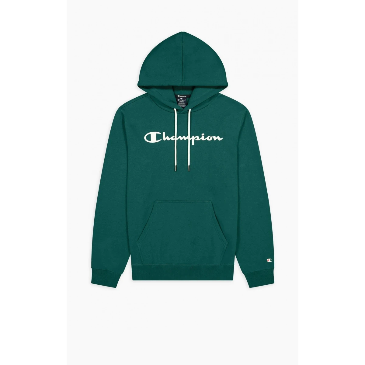 Champion Kapuzenpullover Hoodie Logo Print (gefüttert) Laubgrün Herren 4 Champion Kapuzenpullover Hoodie Logo Print (gefüttert) Laubgrün Herren – Bild 2