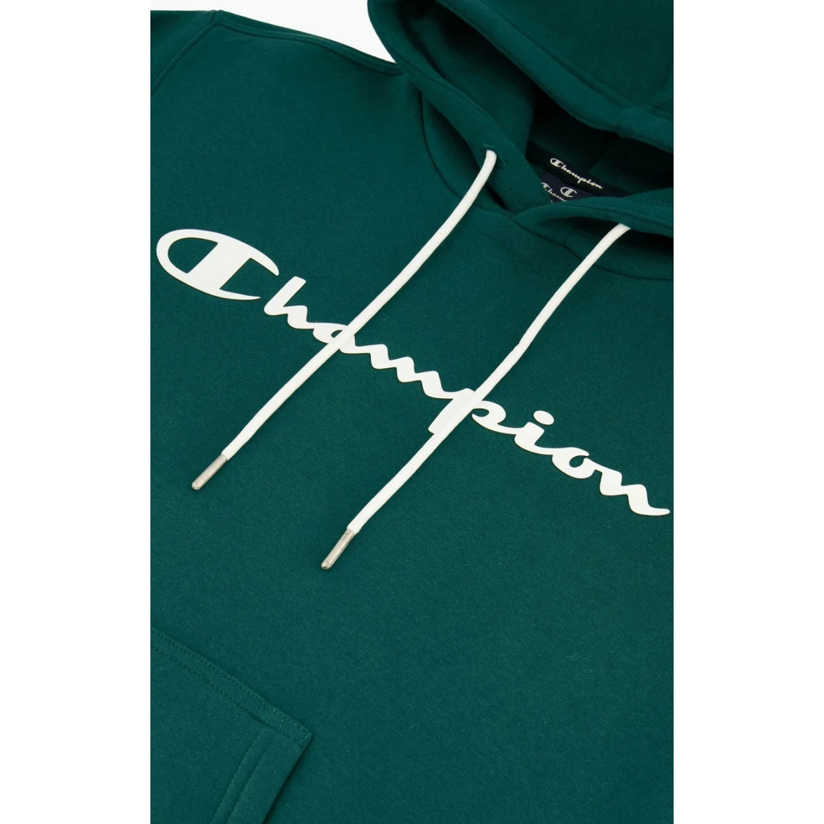 Champion Kapuzenpullover Hoodie Logo Print (gefüttert) Laubgrün Herren 5 Champion Kapuzenpullover Hoodie Logo Print (gefüttert) Laubgrün Herren – Bild 3