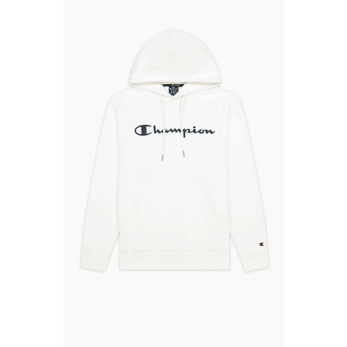 Champion Kapuzenpullover Hoodie Logo Print (gefüttert) Weiss Herren 5 Champion Kapuzenpullover Hoodie Logo Print (gefüttert) Weiss Herren – Bild 3