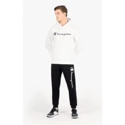 Champion Kapuzenpullover Hoodie Logo Print (gefüttert) Weiss Herren 14 Champion Kapuzenpullover Hoodie Logo Print (gefüttert) Weiss Herren -Tnt Champion Geschaft chpeu 214743 ww001 full front 1200x1200 1