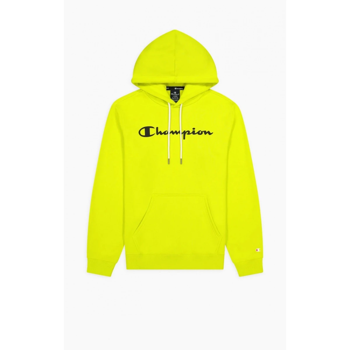 Champion Kapuzenpullover Hoodie Logo Print (gefüttert) Gelb Herren 4 Champion Kapuzenpullover Hoodie Logo Print (gefüttert) Gelb Herren – Bild 2