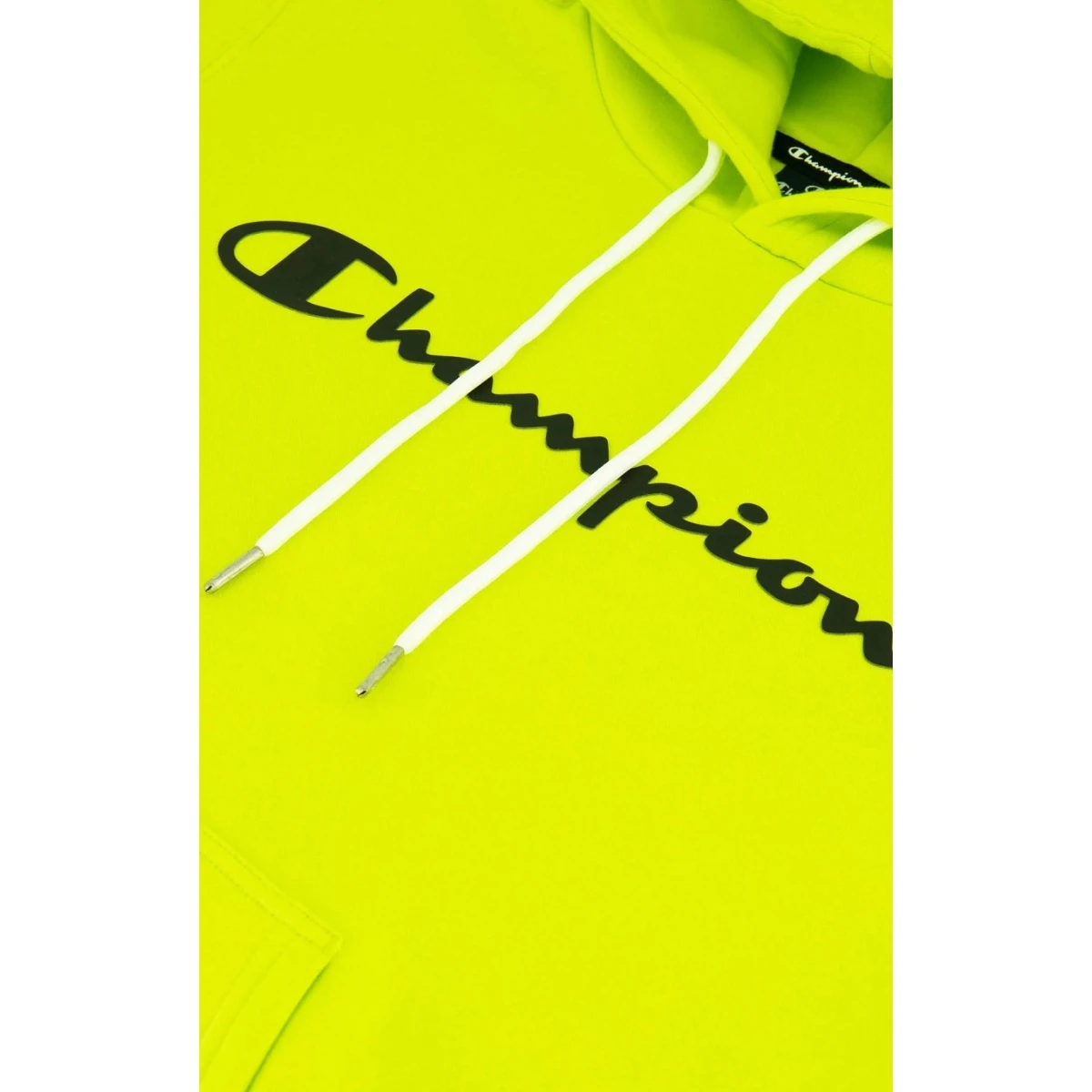 Champion Kapuzenpullover Hoodie Logo Print (gefüttert) Gelb Herren 5 Champion Kapuzenpullover Hoodie Logo Print (gefüttert) Gelb Herren – Bild 3