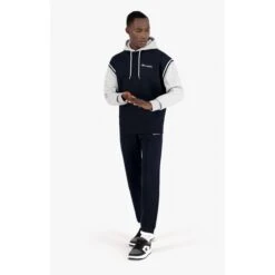 Champion Kapuzenpullover (Baumwoll-Hoodie) Kontrastfarben Mit Kleinem Logo Navyblau Herren 11 Champion Kapuzenpullover (Baumwoll-Hoodie) Kontrastfarben Mit Kleinem Logo Navyblau Herren -Tnt Champion Geschaft chpeu 216582 bs501 full front 1200x1200 1