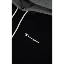 Champion Kapuzenpullover (Baumwoll-Hoodie) Kontrastfarben Mit Kleinem Logo 2021 Schwarz Herren -Tnt Champion Geschaft chpeu 216582 kk001 full alt1 1200x1200 1