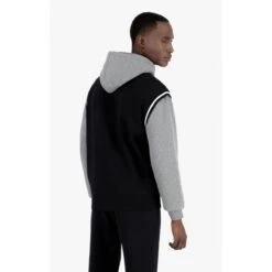 Champion Kapuzenpullover (Baumwoll-Hoodie) Kontrastfarben Mit Kleinem Logo 2021 Schwarz Herren -Tnt Champion Geschaft chpeu 216582 kk001 full back 1200x1200 1